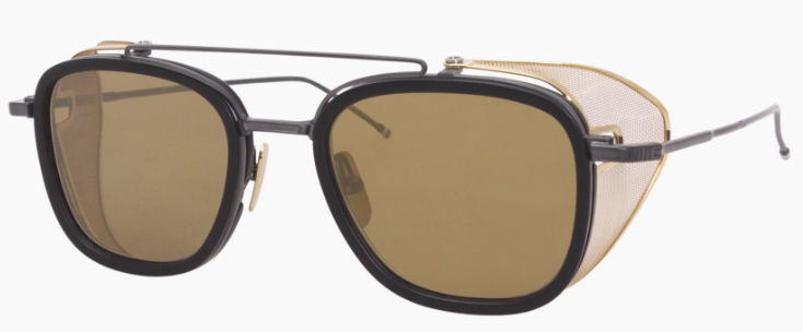 THOM BROWNE TB-808-A-BLK-GLD-51
